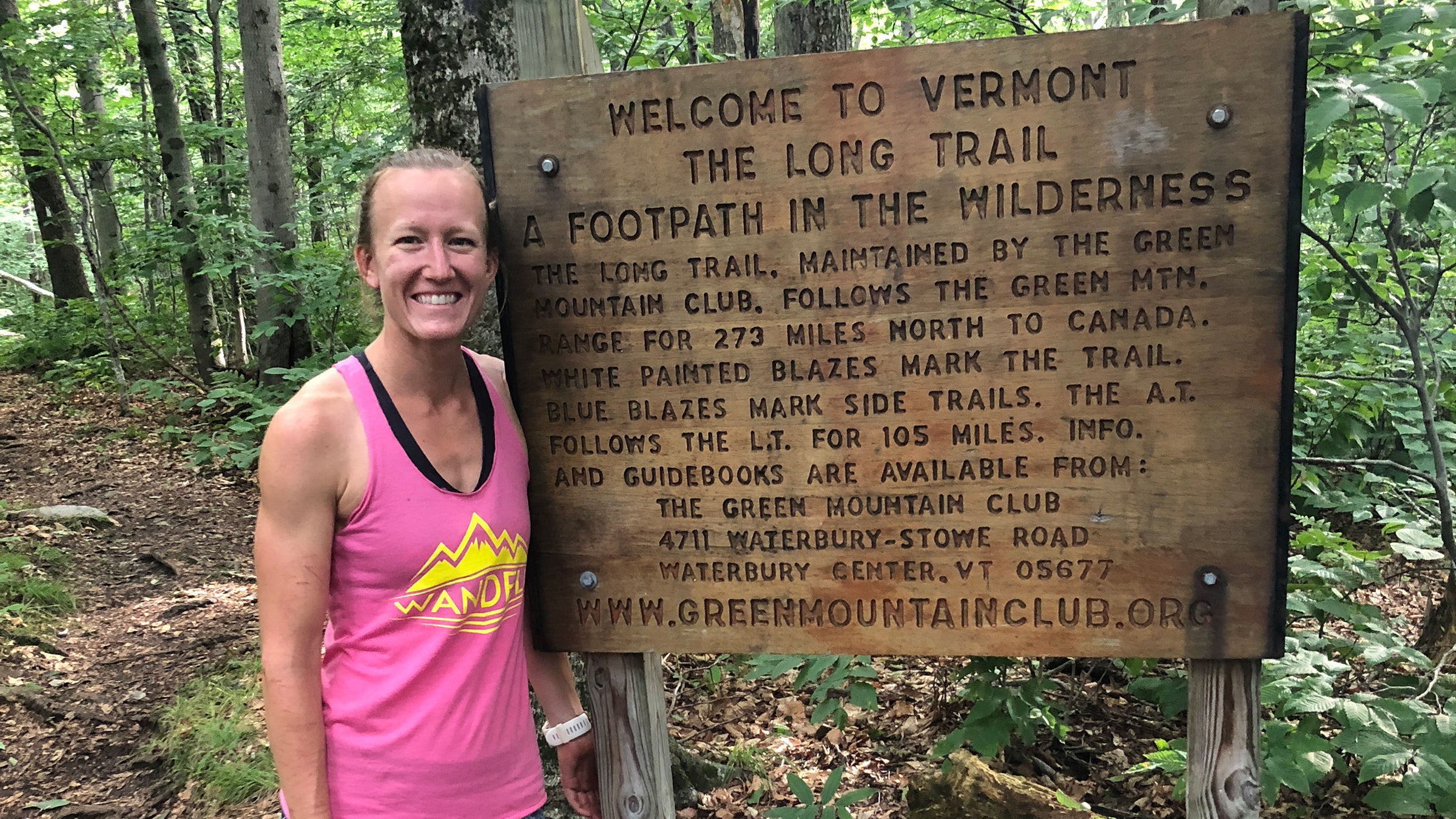 It took Alyssa Godesky 5 days, 2 hours, and 37 minutes to hike Vermont’s 273-mile Long Trail
