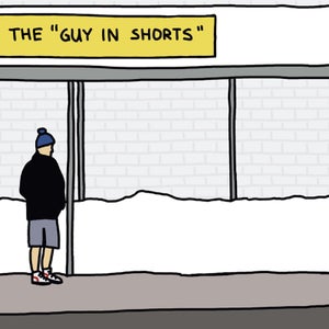 He just...doesn't get cold.