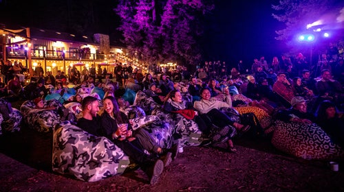 It’s a bonanza of so-called experiential marketing, with nighttime performances—live music, comedians, films—creating a festival vibe that’s goosed by booze sponsors and cannabis-industry players.