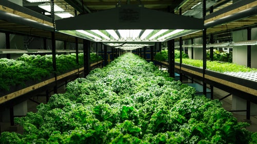 Aquaponics combines hydroponics—growing plants without soil in a water-based mineral solution—with aquaculture, otherwise known as fish farming.