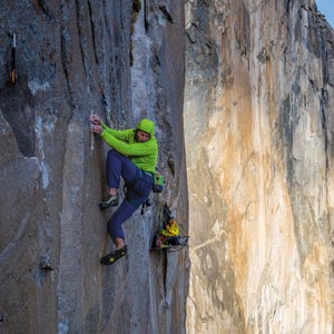 Tommy Caldwell wearing the R1 on El Capitan
