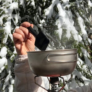 This spork utensil kit has everything you need for a good backcountry cooking experience.