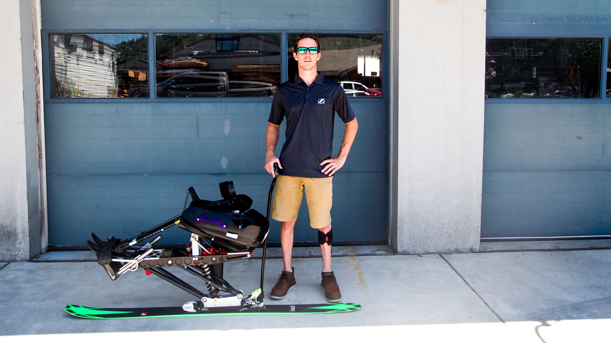 Rawe had learned to snowboard as a kid, on occasional family trips to the mountains, but the sitski is an entirely new beast.