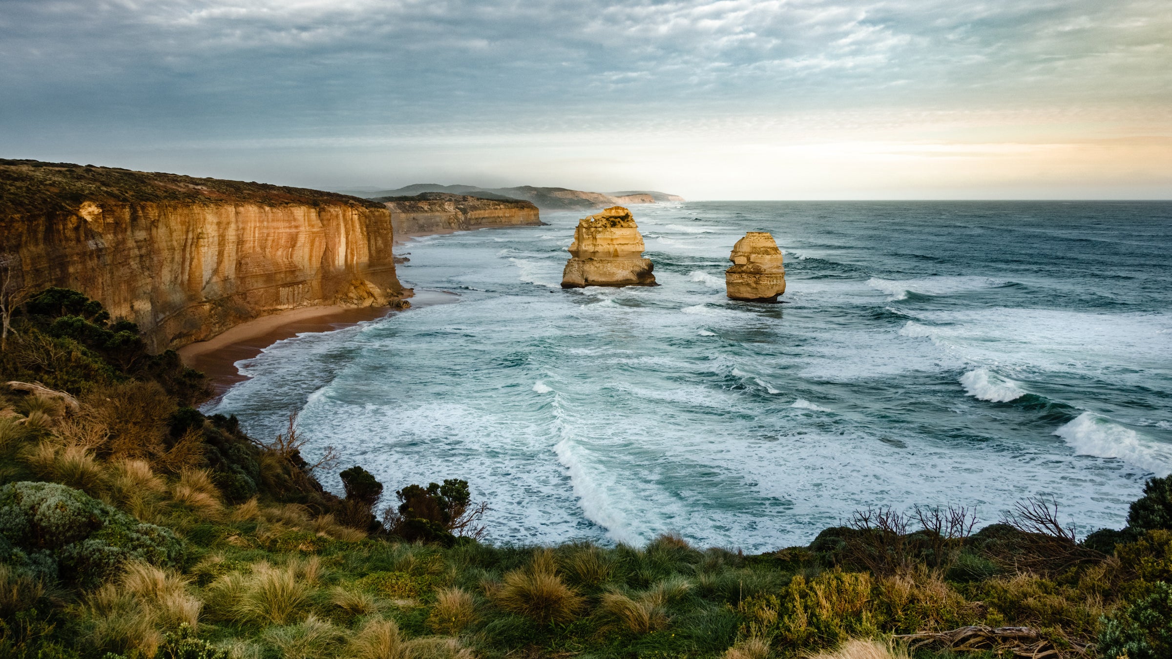 The Twelve Apostles in Princetown, Australia.
