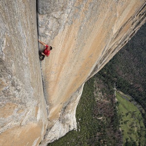 Alex Honnold free-soloing El Capitan