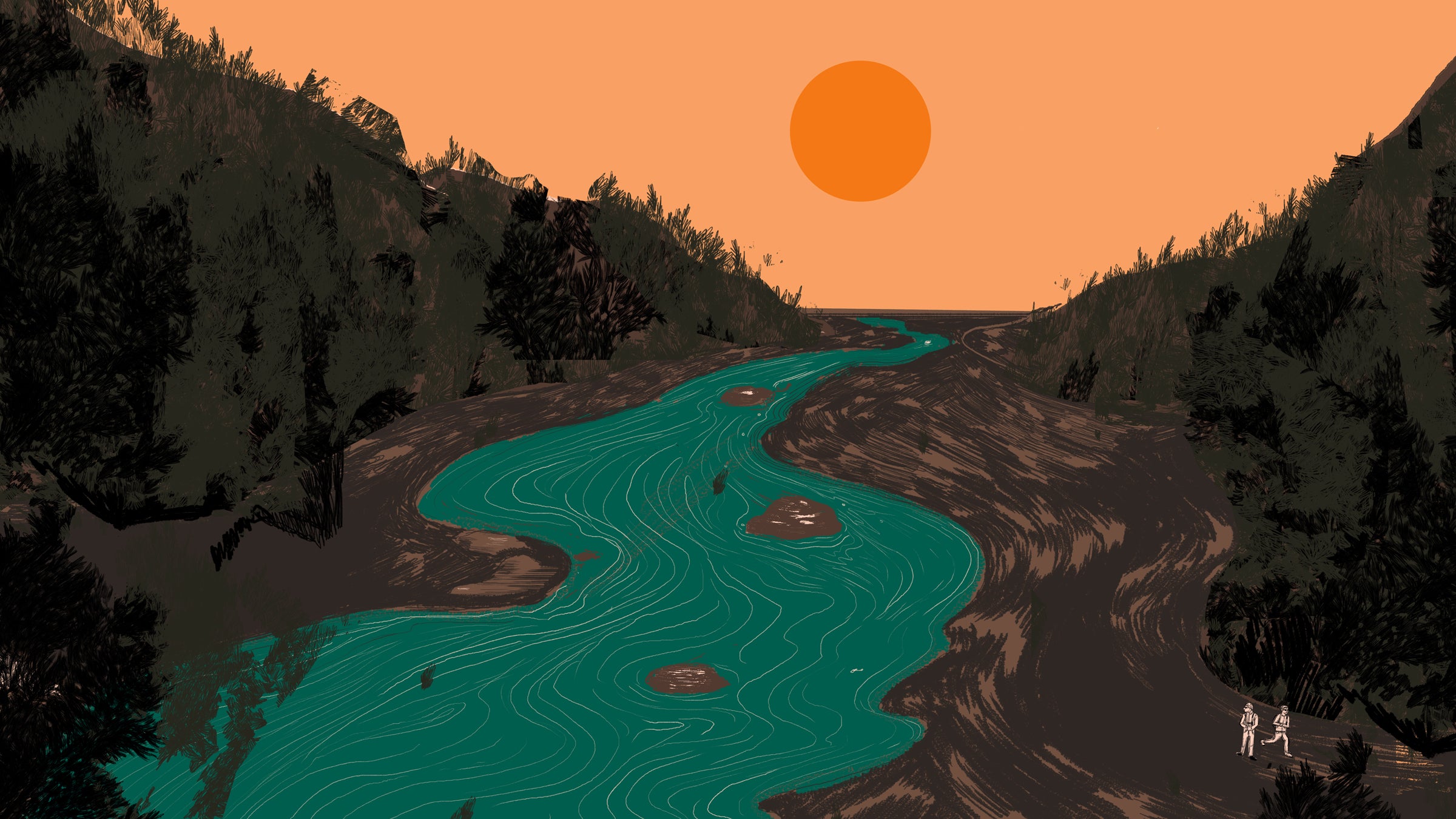 "We don't belong on this river."