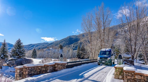 Living out of a vehicle in the mountains during colder months is a bit more complicated.