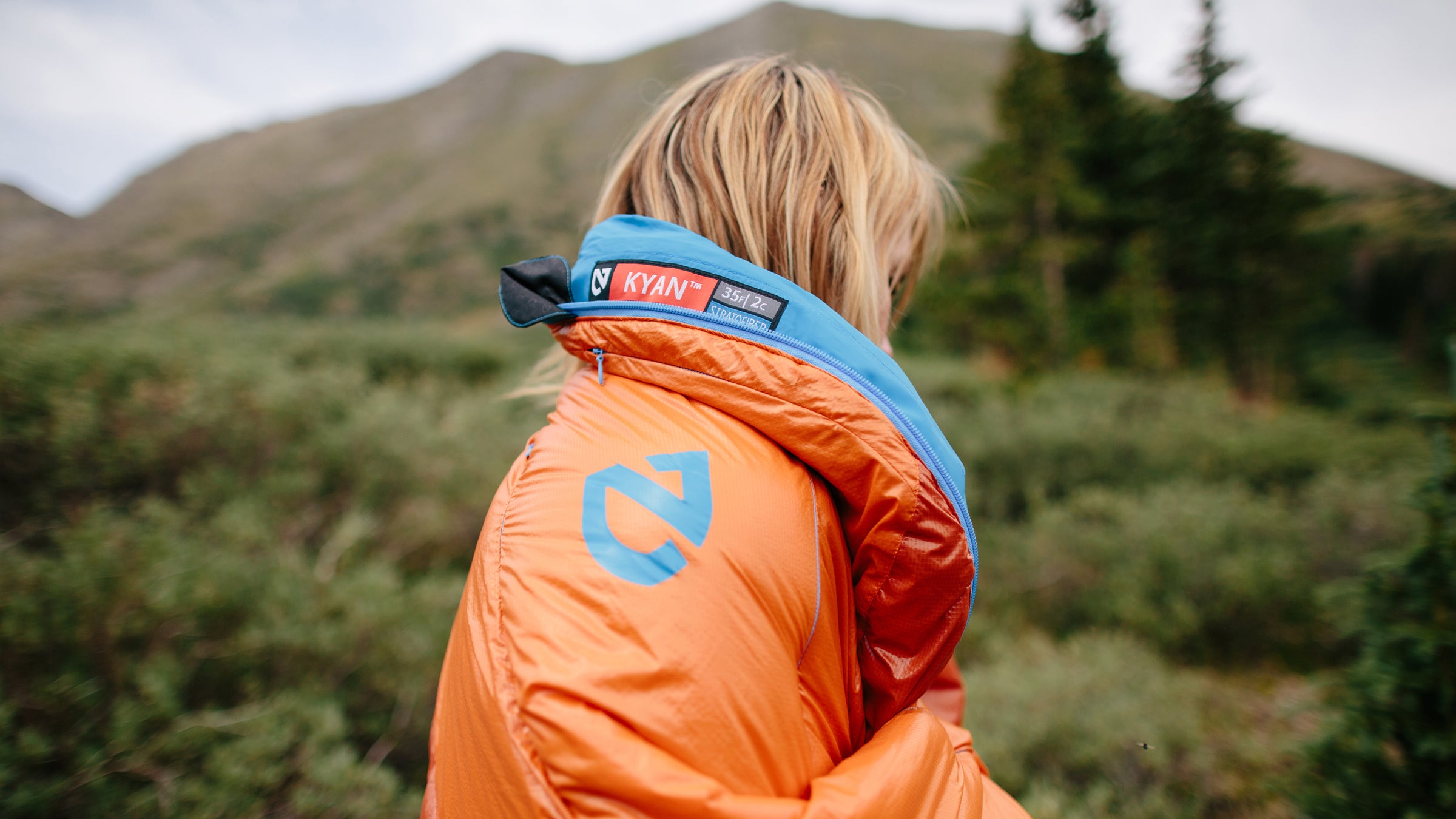 The Kyan bag uses new synthetic insulation that is supposed to be as compressible and lightweight as down.