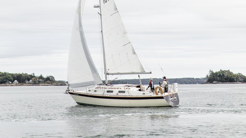 Underway in Casco Bay, Maine