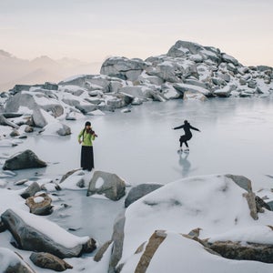 Anastasia Allison and Rose Freeman hike into the wildnerness to play their music and their performances have been witnessed by fewer than 30 people.
