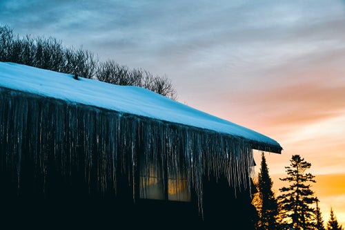 Beauty at every turn is accented with snow and ice.