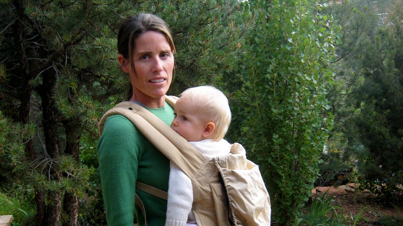 The author and her daughter Pippa in 2009, shortly after the trail attack