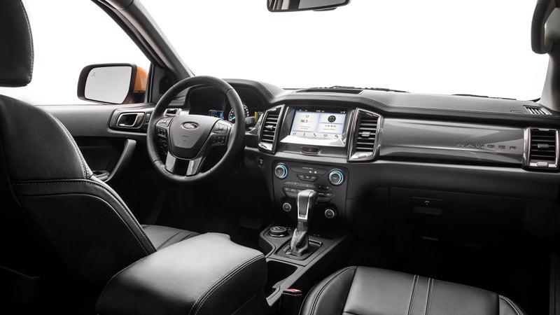It's no Dodge Ram, but this is a heck of a nice interior for a mid-size truck.