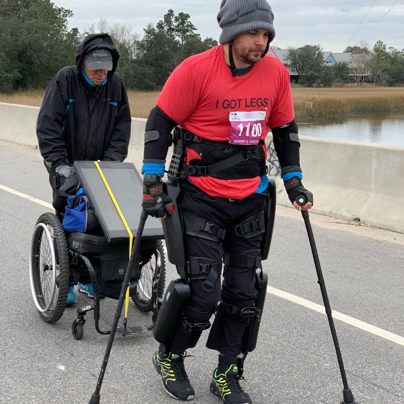 Gorlitsky during the Charleston Marathon