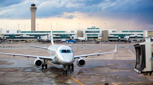 Clouds over the Denver Airport
