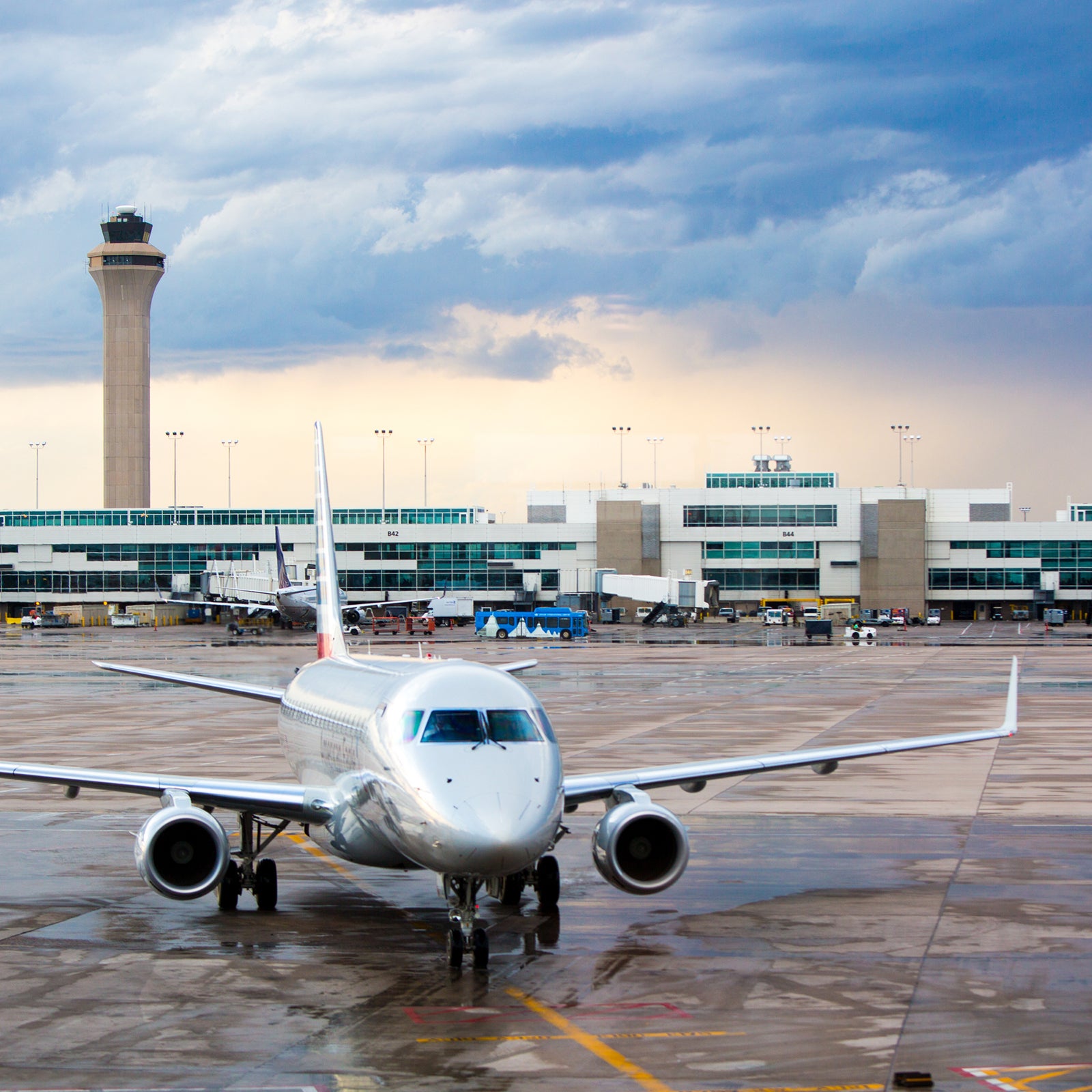 Clouds over the Denver Airport