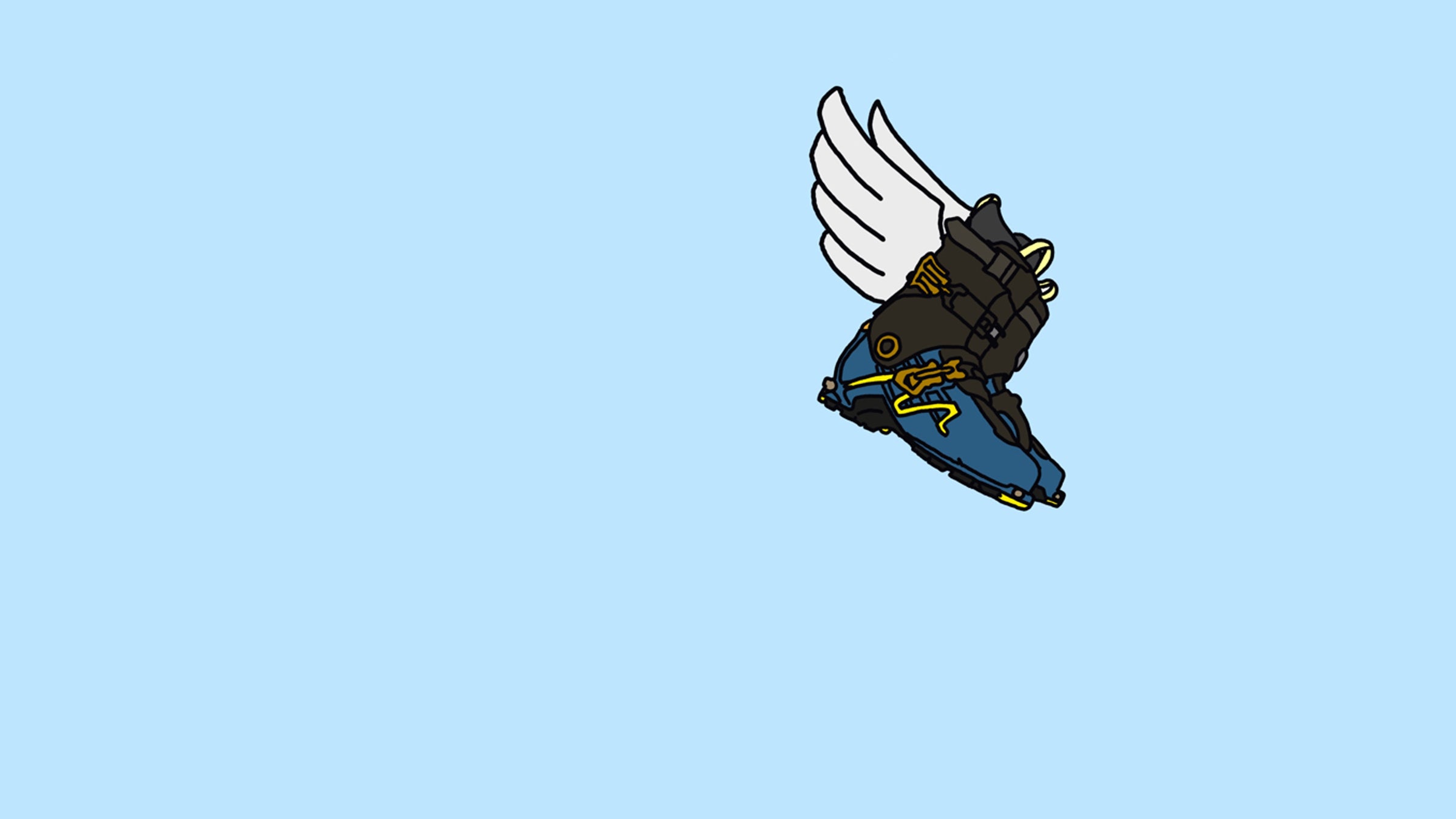 Ski boots do one job: They attach you to skis, which make it possible for you to fly.