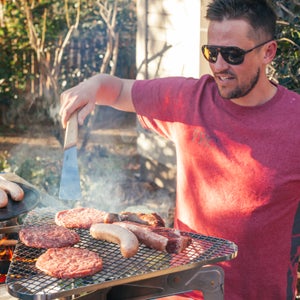 My buddies and I tested some wood-burning grills (read: hung out in my backyard) to see which was the strongest summer-barbecue contender.