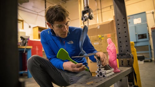 Will eating breakfast, lunch, and dinner with Honnold's custom utensil give us all superhuman mental and physical strength?