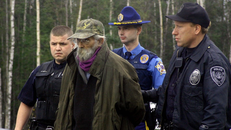 Hale just after his arrest on October 5, 2005.