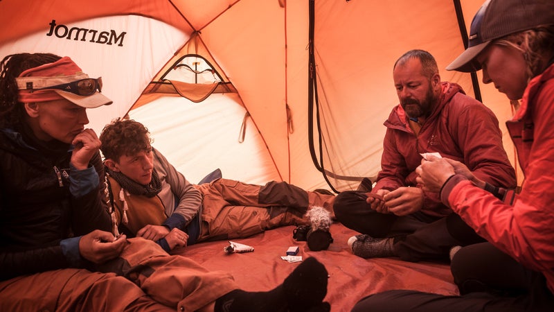 (From left) Vibs Sefland, Sandro Gromen-Hayes, Rob Gray, and Drink­water