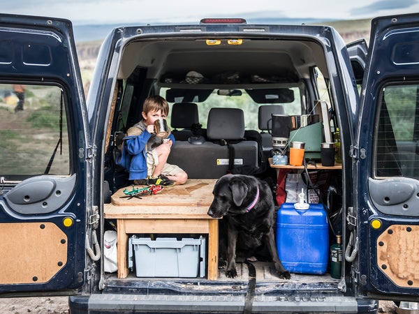 Parents know it takes tons of gear to go on a road trip with kids.