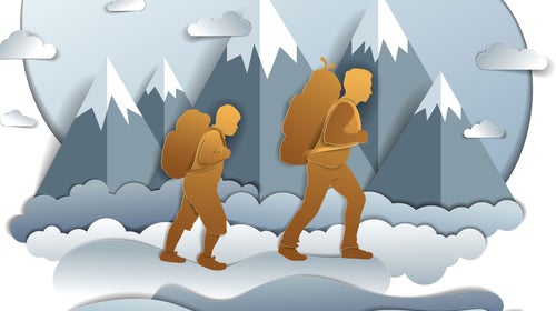 Hiking with his son in Yosemite helped Rick Marin get over his fears.