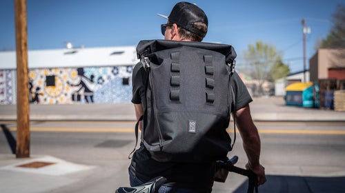 You might have to put up with rain while biking to work, but your laptop should stay dry. This bag will ensure that.