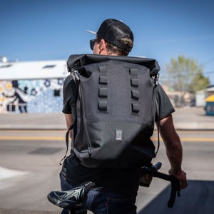 You might have to put up with rain while biking to work, but your laptop should stay dry. This bag will ensure that.