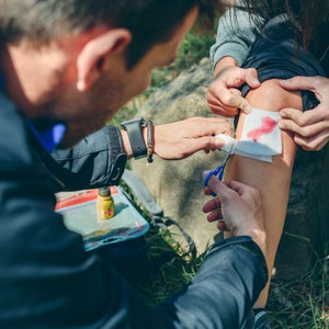If evacuation isn't possible, it's good to know how to stitch a wound in the wild.