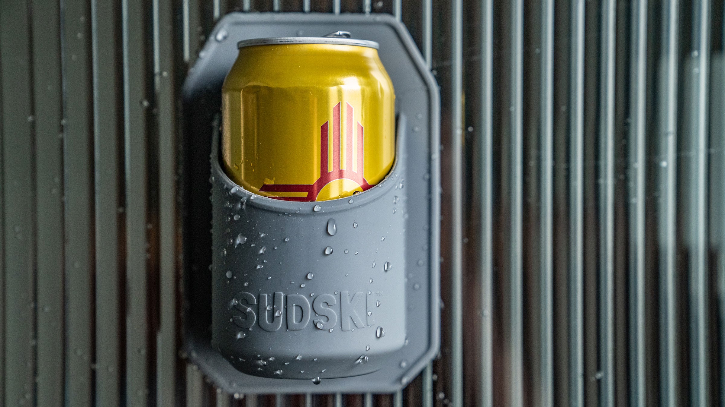 With this piece of gear, now you can drink beer in the shower. Or seltzer. Or coffee. Wine? Anything that fits, really.