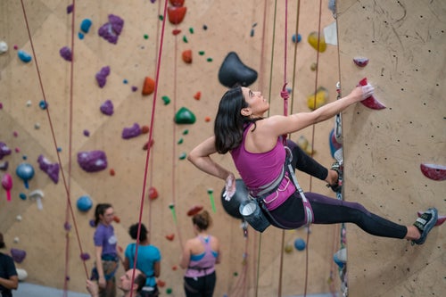 鈥淭rying rocking climbing for the first time is usually an intimidating act for any person, simply based on the perceived danger and strength required. Compound that with an environment of overwhelming whiteness, masculinity, niche culture, and heavy slang, and the climbing gym or crag can be a very exclusionary place. Based on experience, all it takes to ease that intimidation is an invitation to climb with someone who knows how to navigate the space.鈥