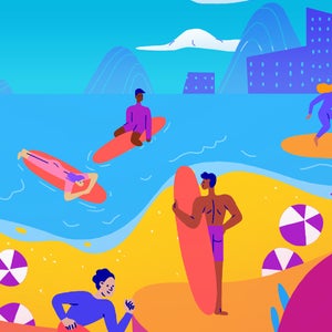 Learn something new this summer, whether you're a beginner surfer, biker, climber, or camper.