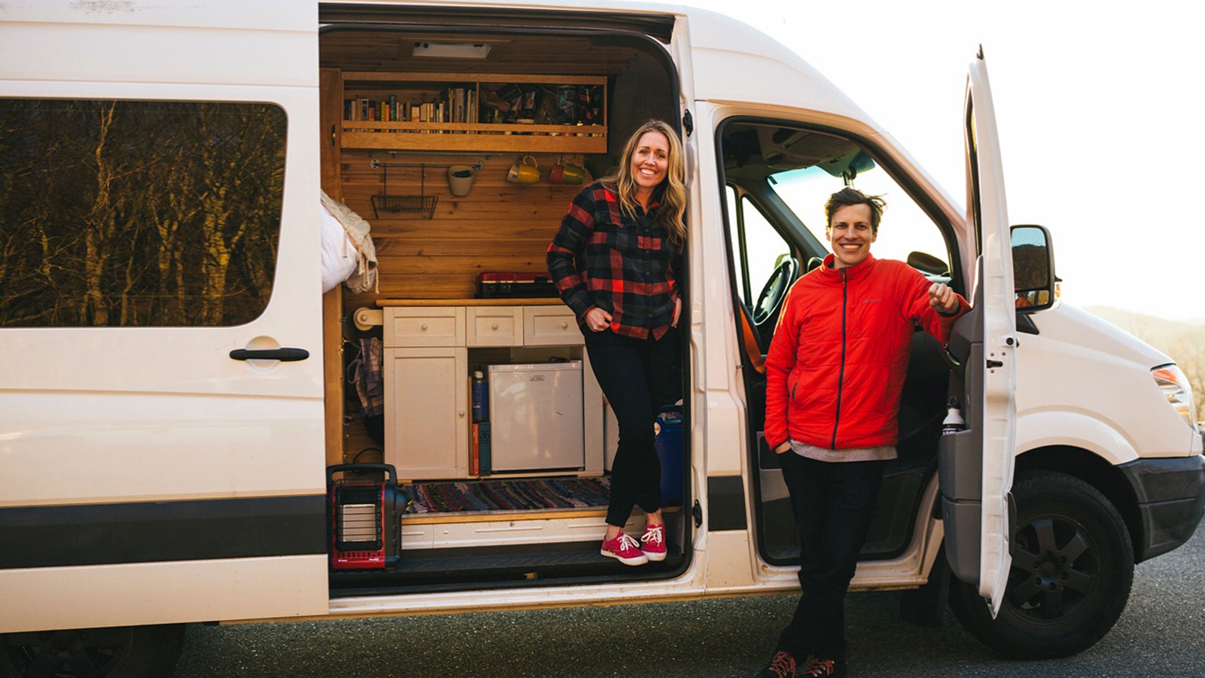 Janna Irons and John Stifter had been dating and living together for about two and half years before they moved into a van together. Here’s how they made it work.