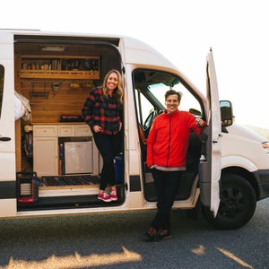 Janna Irons and John Stifter had been dating and living together for about two and half years before they moved into a van together. Here’s how they made it work.