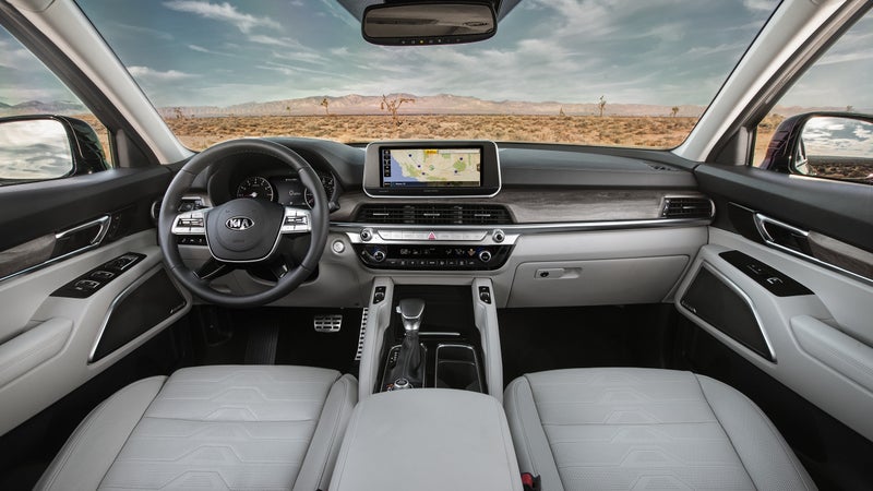 Check a few option boxes, and the Telluride delivers a shockingly nice interior. I like the Telluride's inside better than I do that of Volvos that cost twice as much.