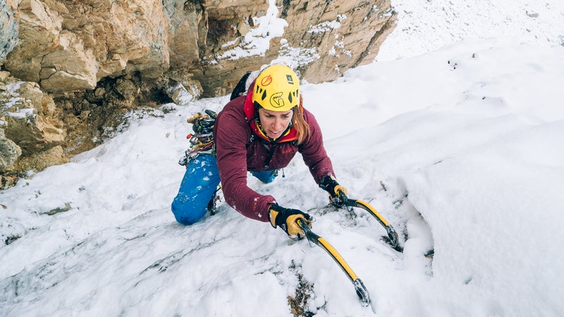 Climbing Golden Spike, on Reids Peak in Utah鈥檚 Uinta Range, last October