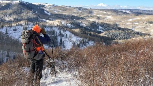 As the guide, my pack is always the heaviest and largest of the group.