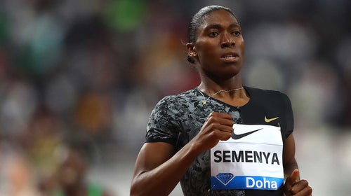 Semenya at the Diamond League opener in Doha