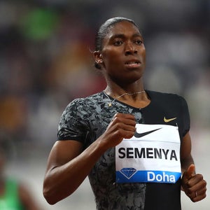 Semenya at the Diamond League opener in Doha