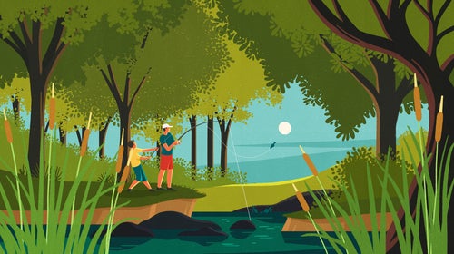 Set up your own camp with your family this summer in one of these beautiful settings.