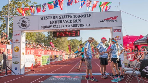 The finish line of the Western States Endurance Race