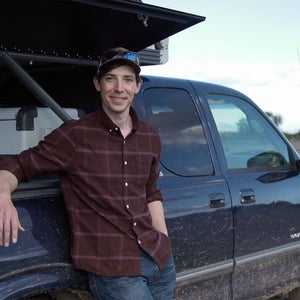 Outside contributor and gear reviewer Bryan Rogala poses in front of his truck