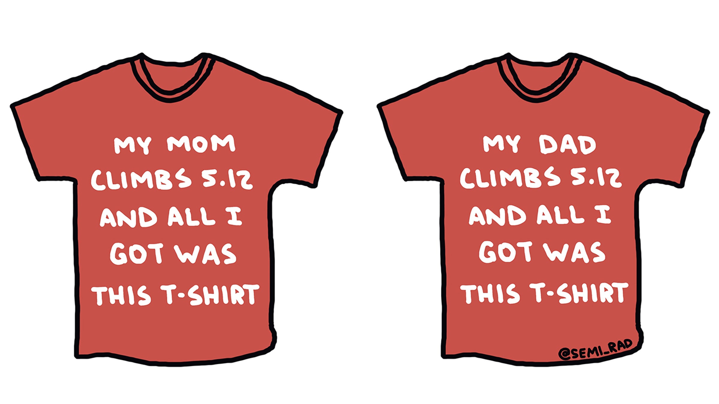 Tell everyone it’s part of your nickname—i.e., “My name is Rick, but everybody calls me 5.12 Rick.”