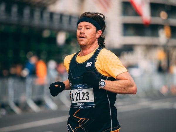 The author on race day