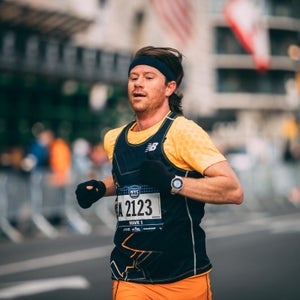 The author on race day