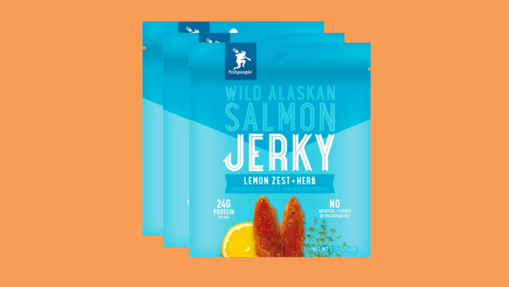 Fishpeople Lemon Zest and Herb Salmon Jerky