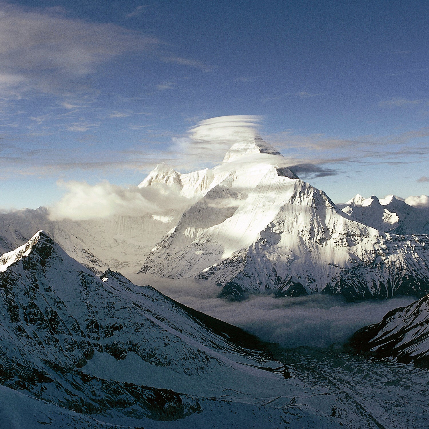 Nanda Devi is the second-highest peak in India at 25,643 feet.