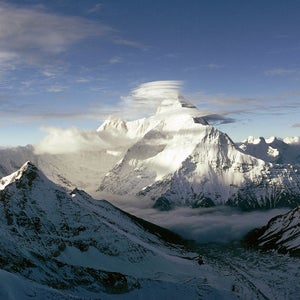 Nanda Devi is the second-highest peak in India at 25,643 feet.
