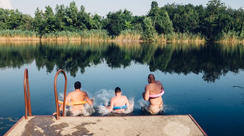 Skinny dipping can be fun, but it’s never something you should feel pressured into doing.